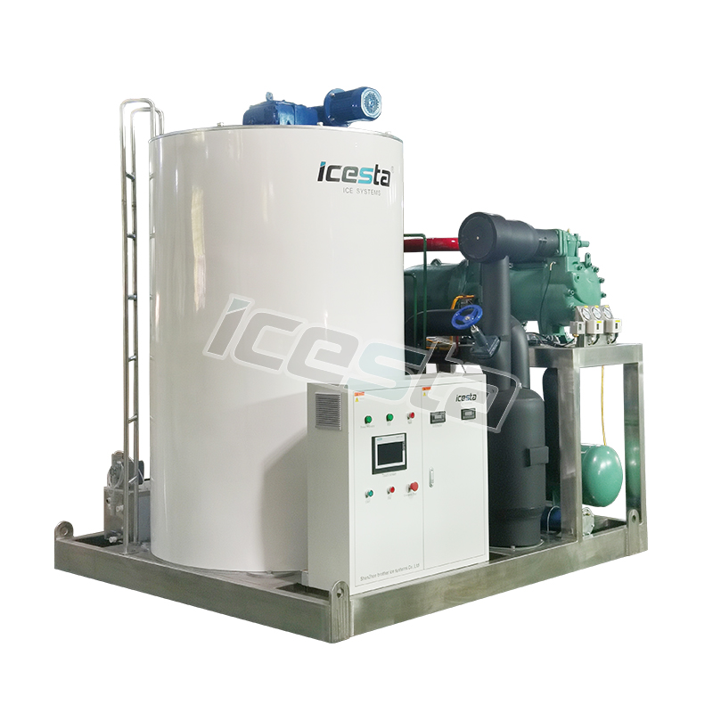 Machine de glace en flocons de refroidissement à air ICESTA 15T 35000 $ - 50000 $