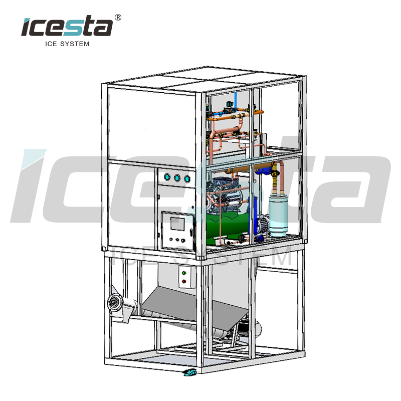 Icesta Machine à glaçons de 5 tonnes Machine de fabrication de glaçons industrielle